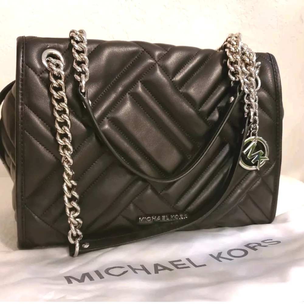 Michael Kors Quilted Leather "Kathy" Bag NWOT - Picture 2 of 16